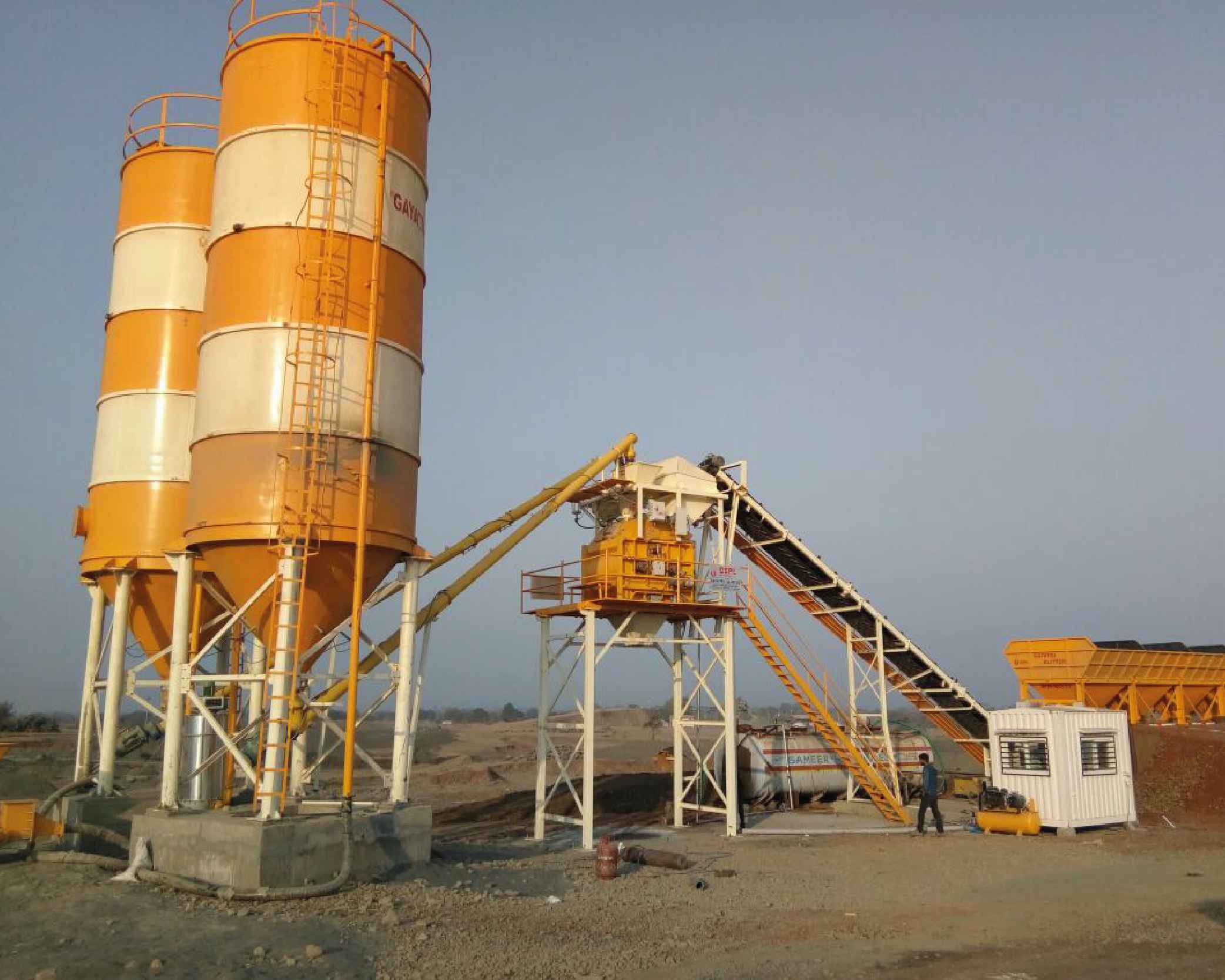 Stationary Concrete Batching Plant